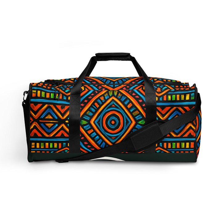 Vibrant Geometric Symphony Duffle Bag product image (1)