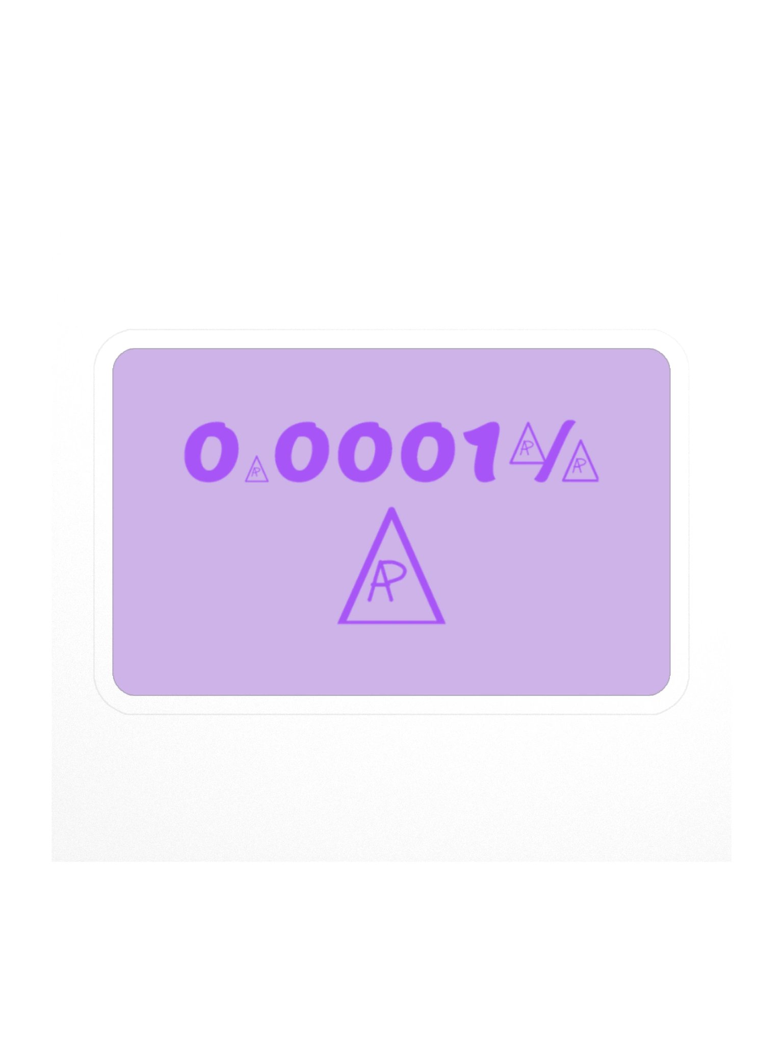 0.0001% C — Block Sticker product image (1)