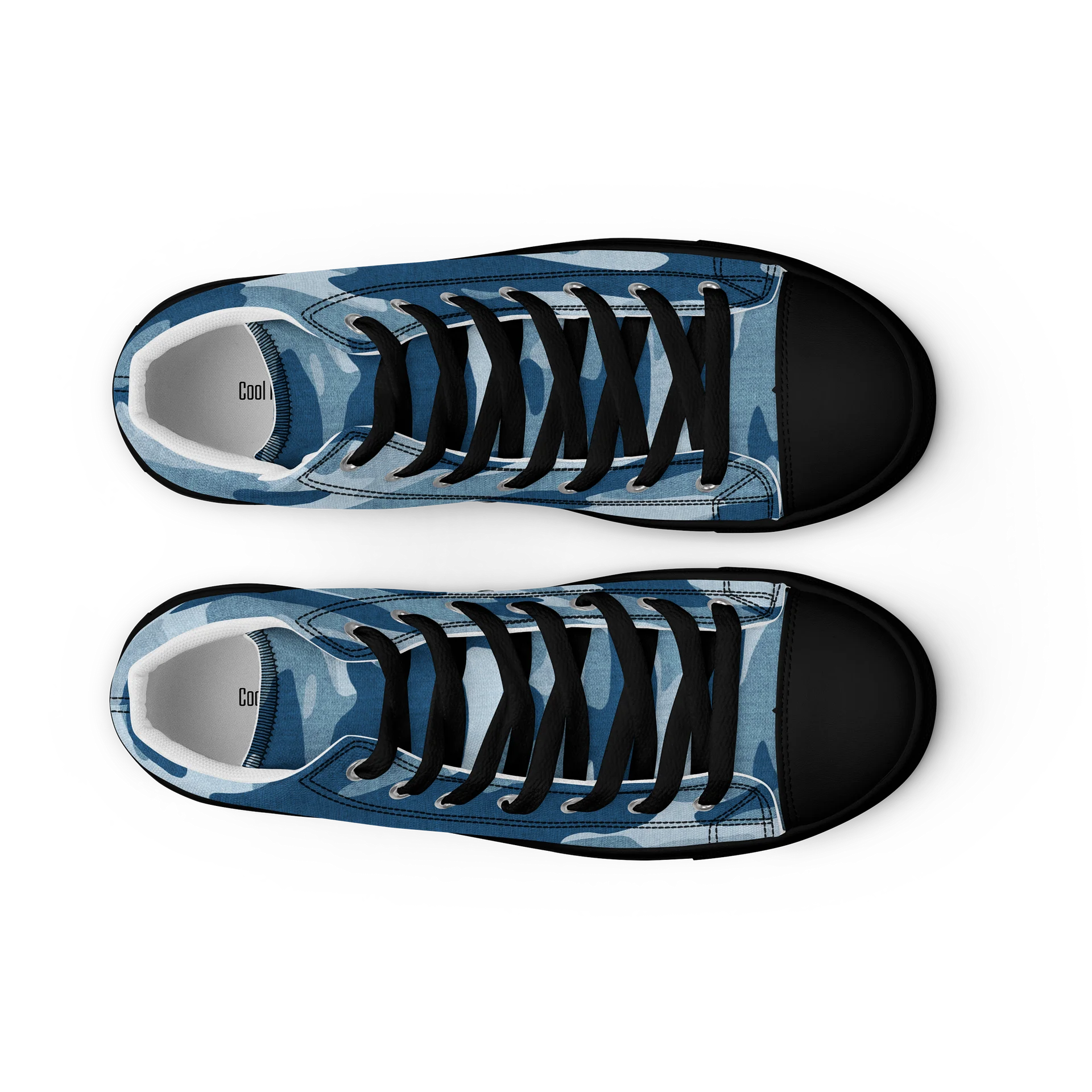 Blue Camo High Tops product image (9)