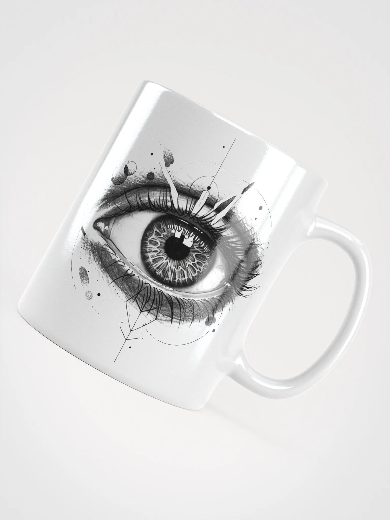 Surreal Eyes White Mug product image (11)