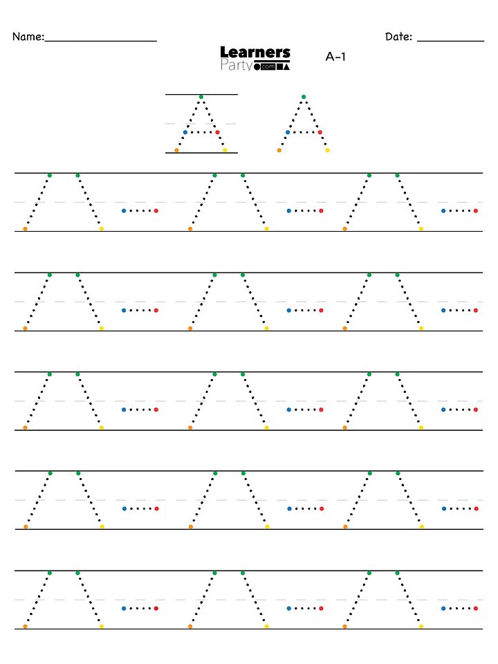 A - Z Progressive Letter Builder Complete Alphabet Handwriting System product image (1)