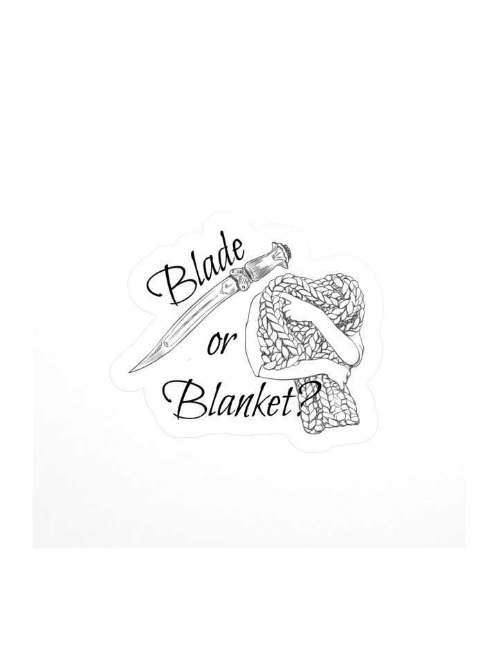 Blade or Blanket Sticker product image (1)