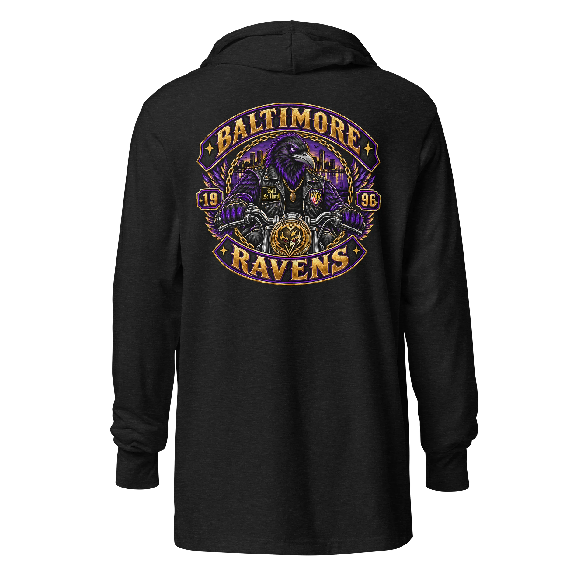 RAVENS - MC Hooded Tee product image (1)