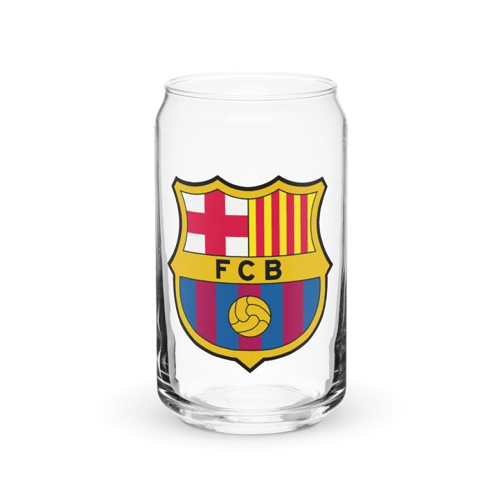 Barcelona Soccer Team - Can-Shaped Glass product image (1)