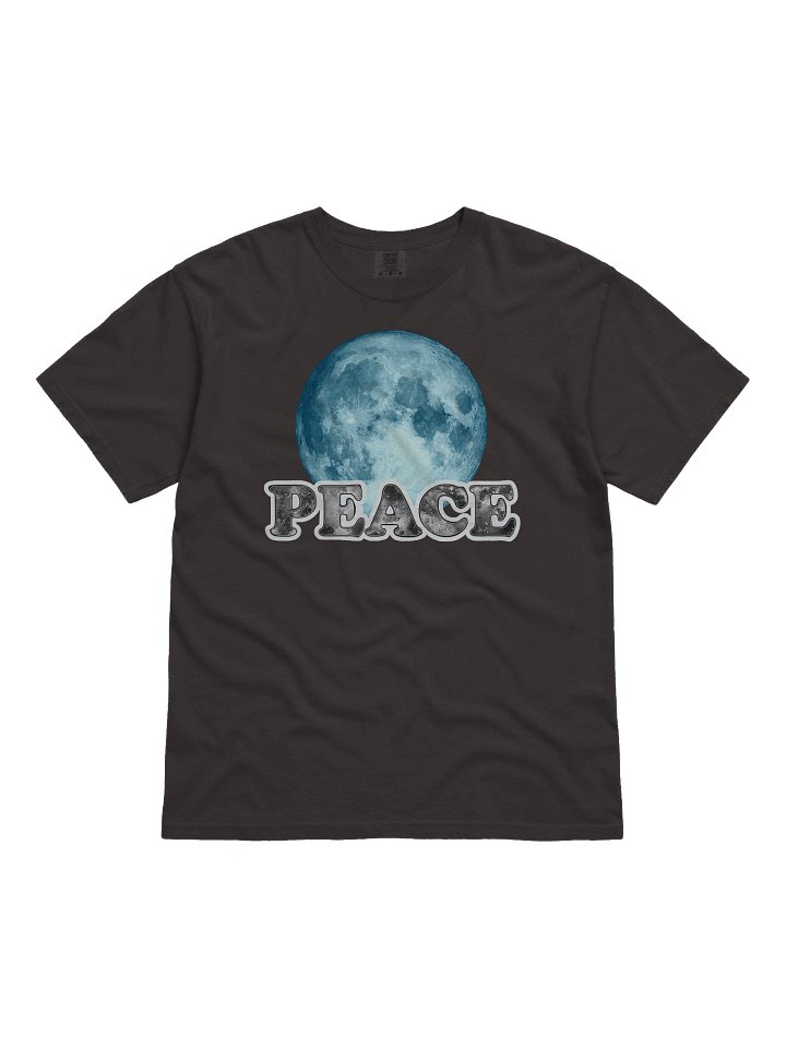 Lunar Peace, heavyweight comfy T-shirt. product image (1)