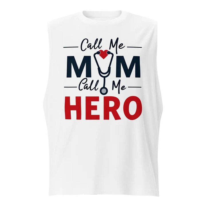 Stethoscope Mom, Bold Hero Muscle Tank product image (1)