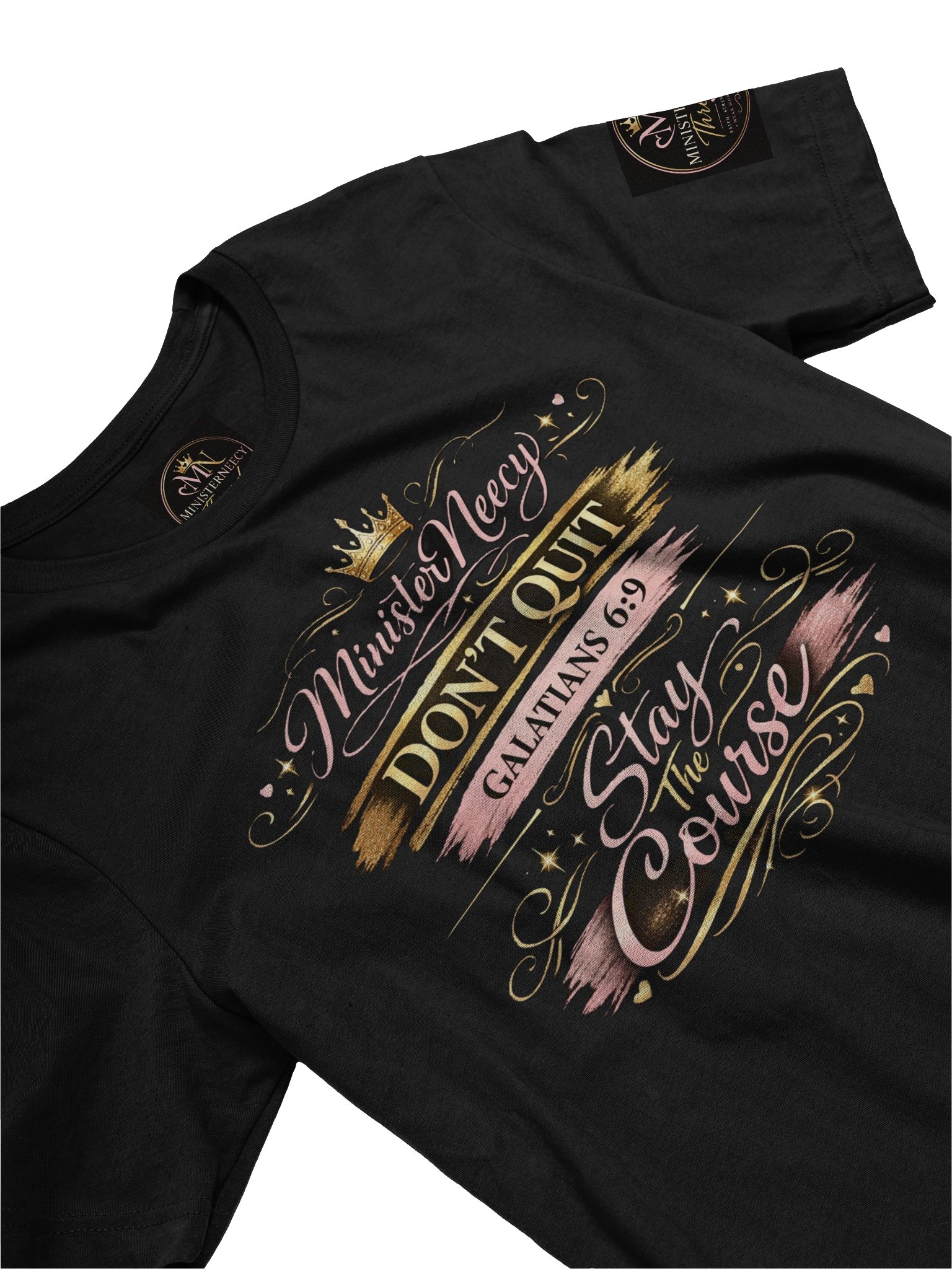 Bella+Canvas 'Don't Quit - Stay The Course' Tee — Minister Neecy product image (3)