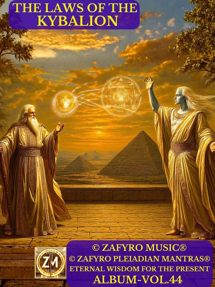 ÁLBUM - VOL. 44 (MUSIC) - THE LAWS OF THE KYBALION - ETERNAL WISDOM FOR THE PRESENT - HERMES TRISMEGISTUS (© ZAFYRO PLEIADIAN MANTRAS®) - BINAURAL FREQUENCIES product image (1)