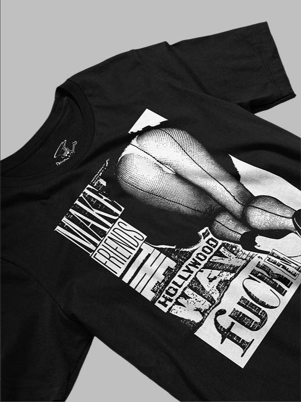 MAKE FRIENDS THE HOLLYWOOD WAY (AXL) TEE product image (1)
