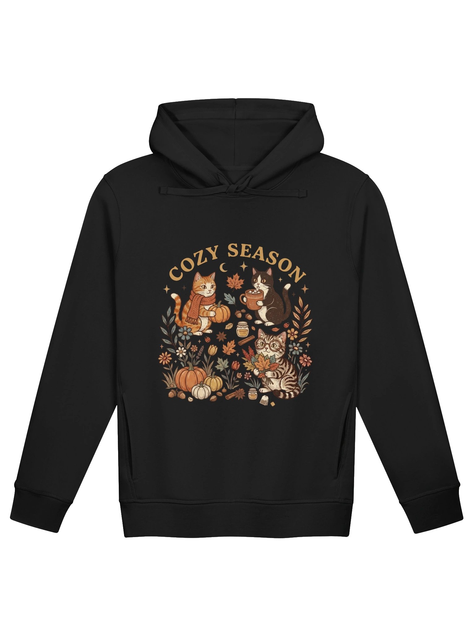 Autumn Cats Hoodie – Cute Cat Lover Hoodie product image (1)