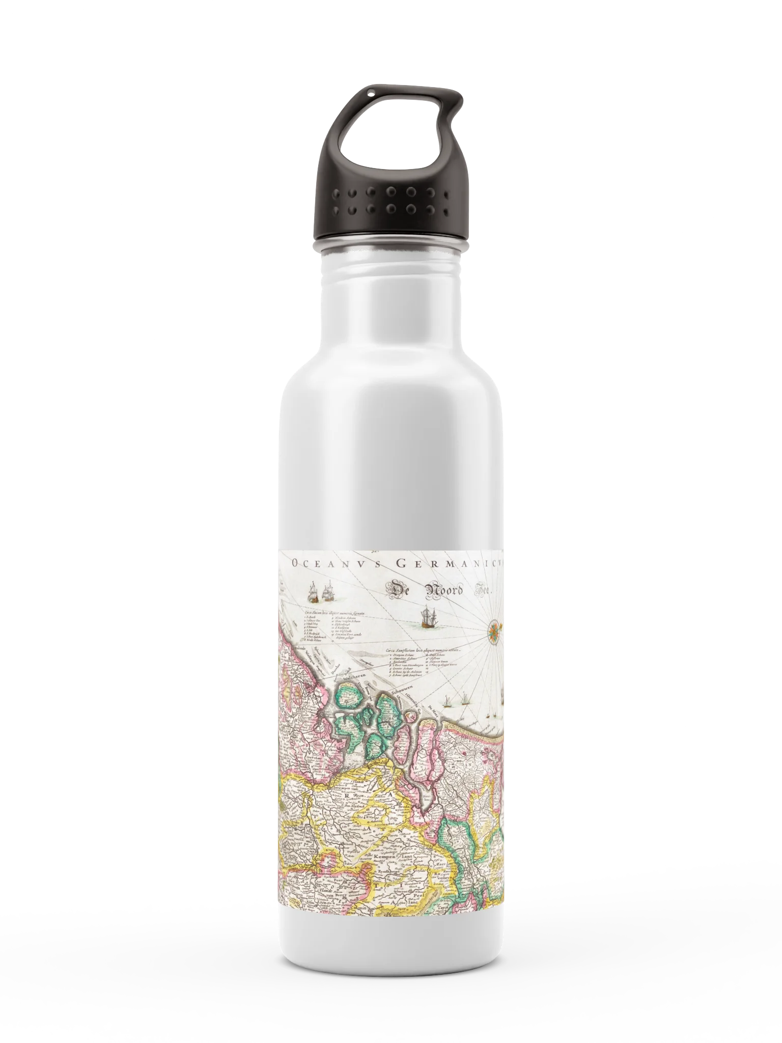 Vintage Map H2Go Bolt Water Bottle product image (1)