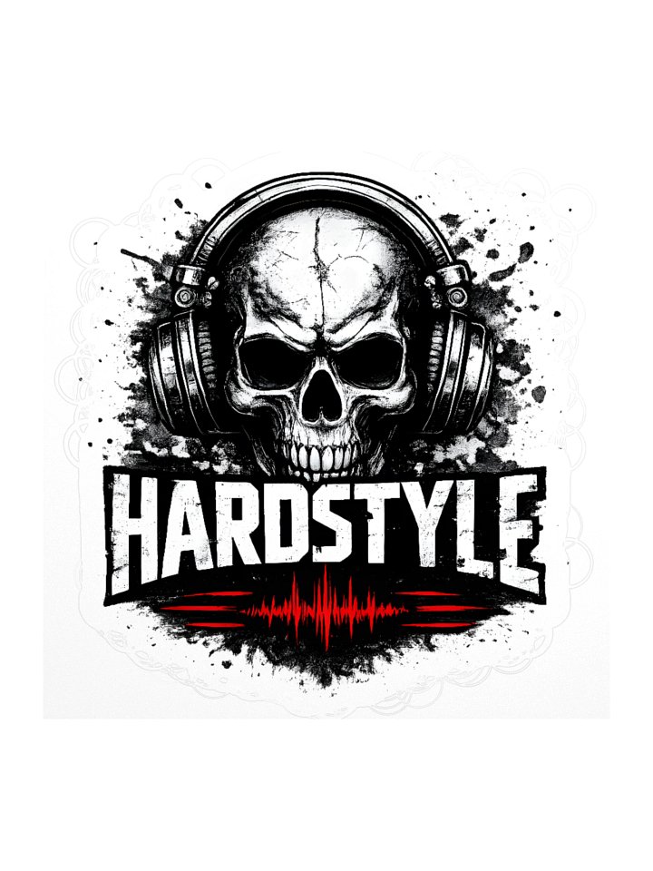 Hardstyle | SkullStyle | Kiss Cut Stickers product image (1)