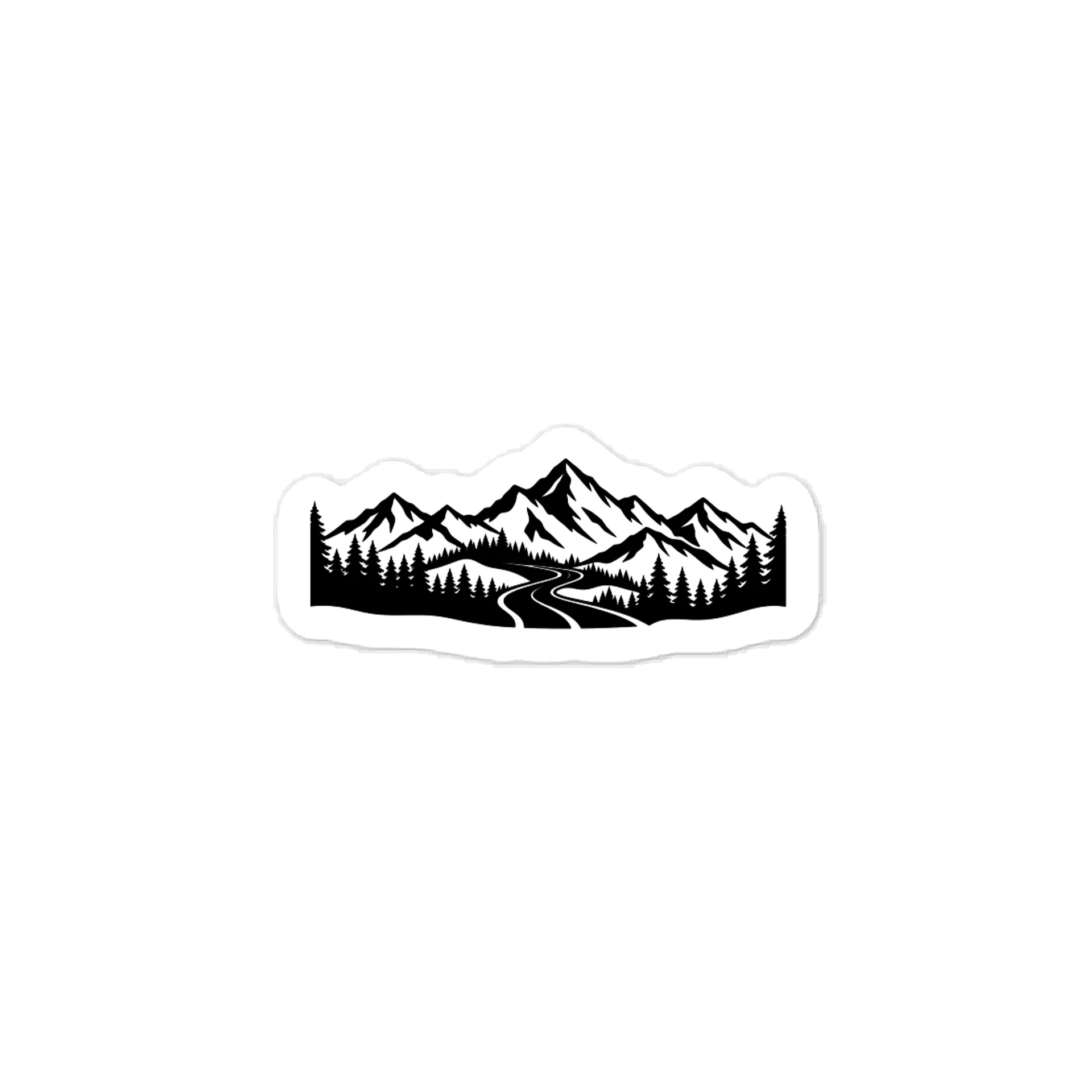 The Road Ahead Mountain Decal product image (1)