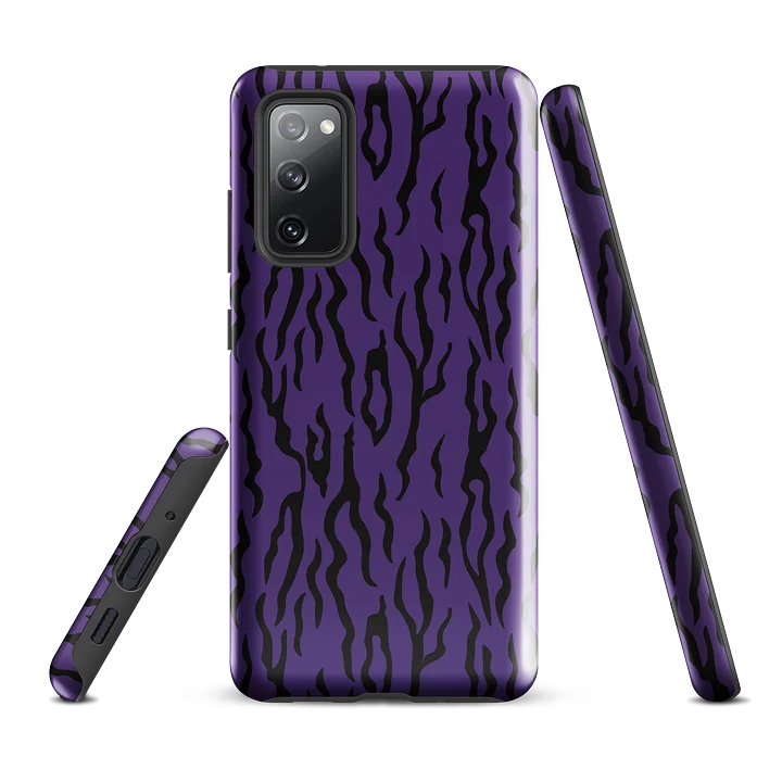 Purple Black Stripe Phone Case product image (2)