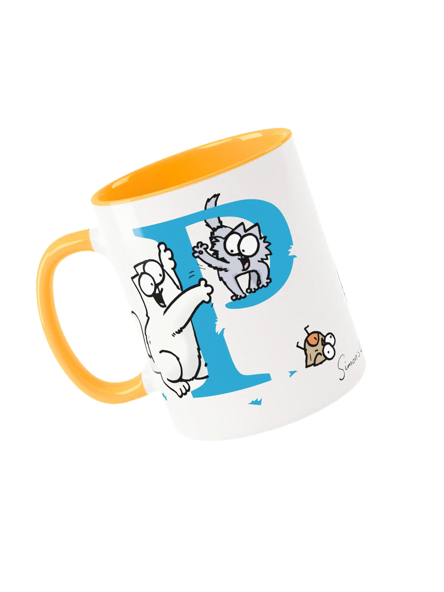 Cat Monogram Mug - P product image (3)