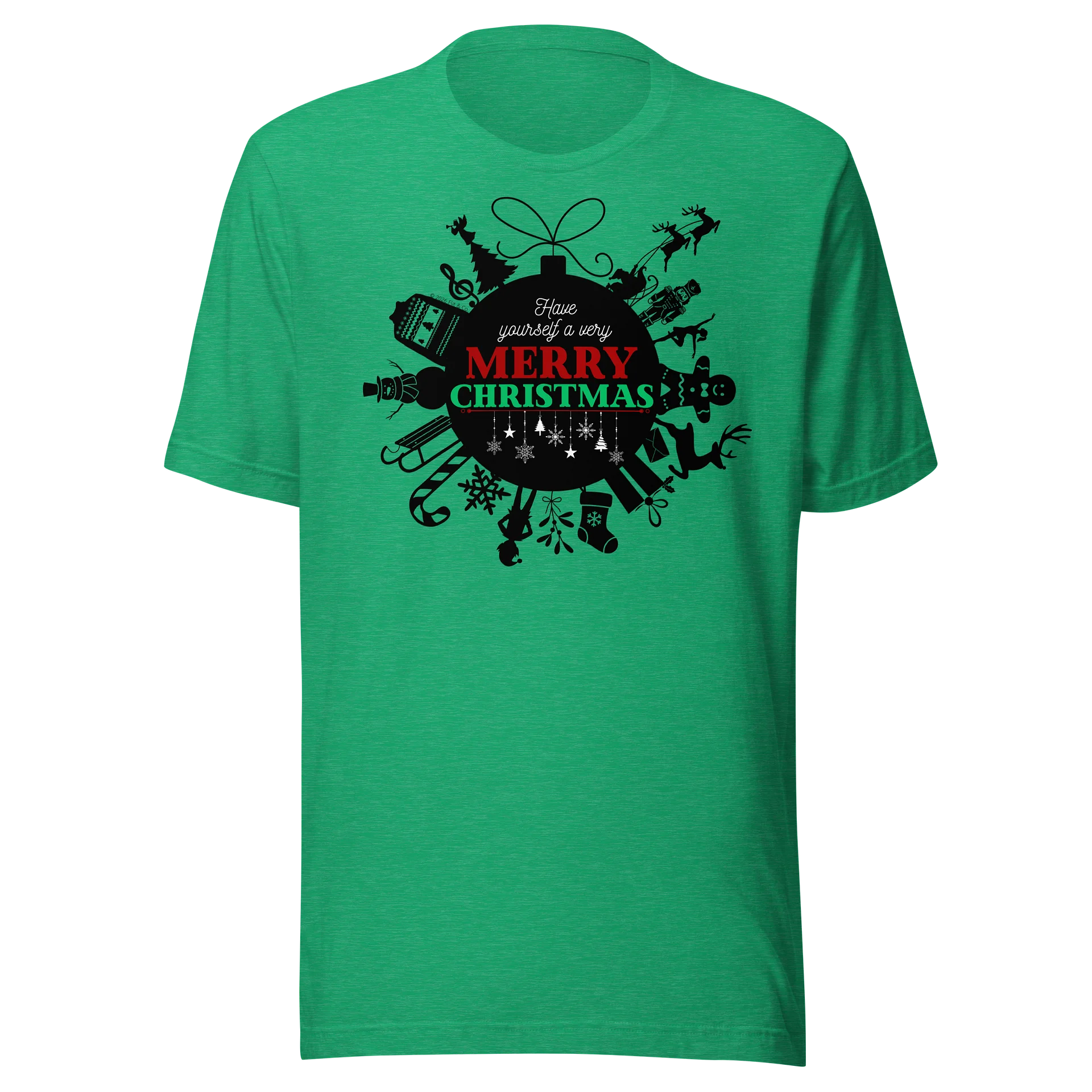 Merry Christmas Ornament Holiday Tee product image (55)