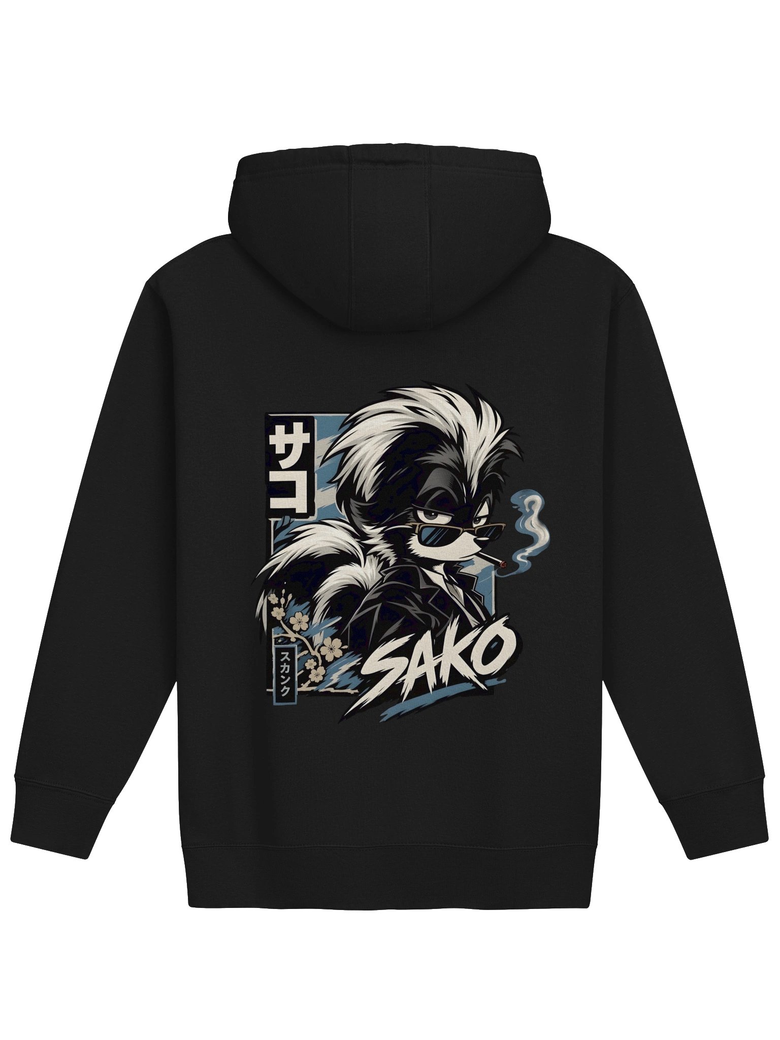 SAKO ANIME ATTITUDE BACK GRAPHIC HOODIE product image (2)