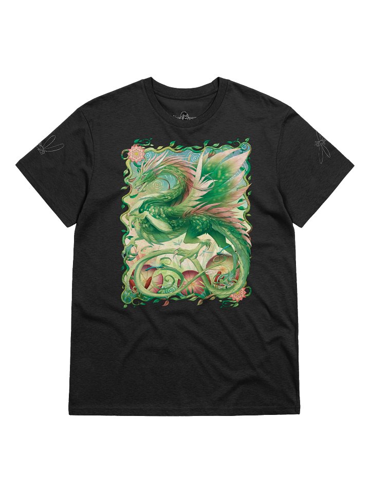 Pond Dragon Organic Cotton Art T-Shirt product image (1)