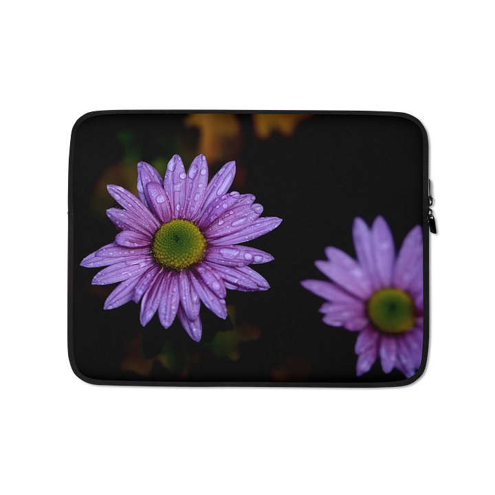 Laptop sleeve - Pink blossom with dew drops product image (1)