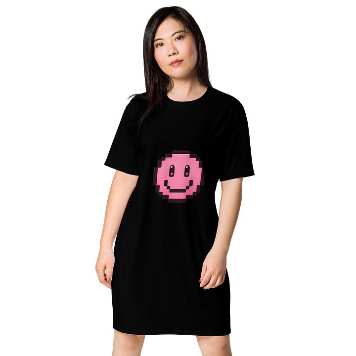 Pixel Smiley T-Shirt Dress product image (2)