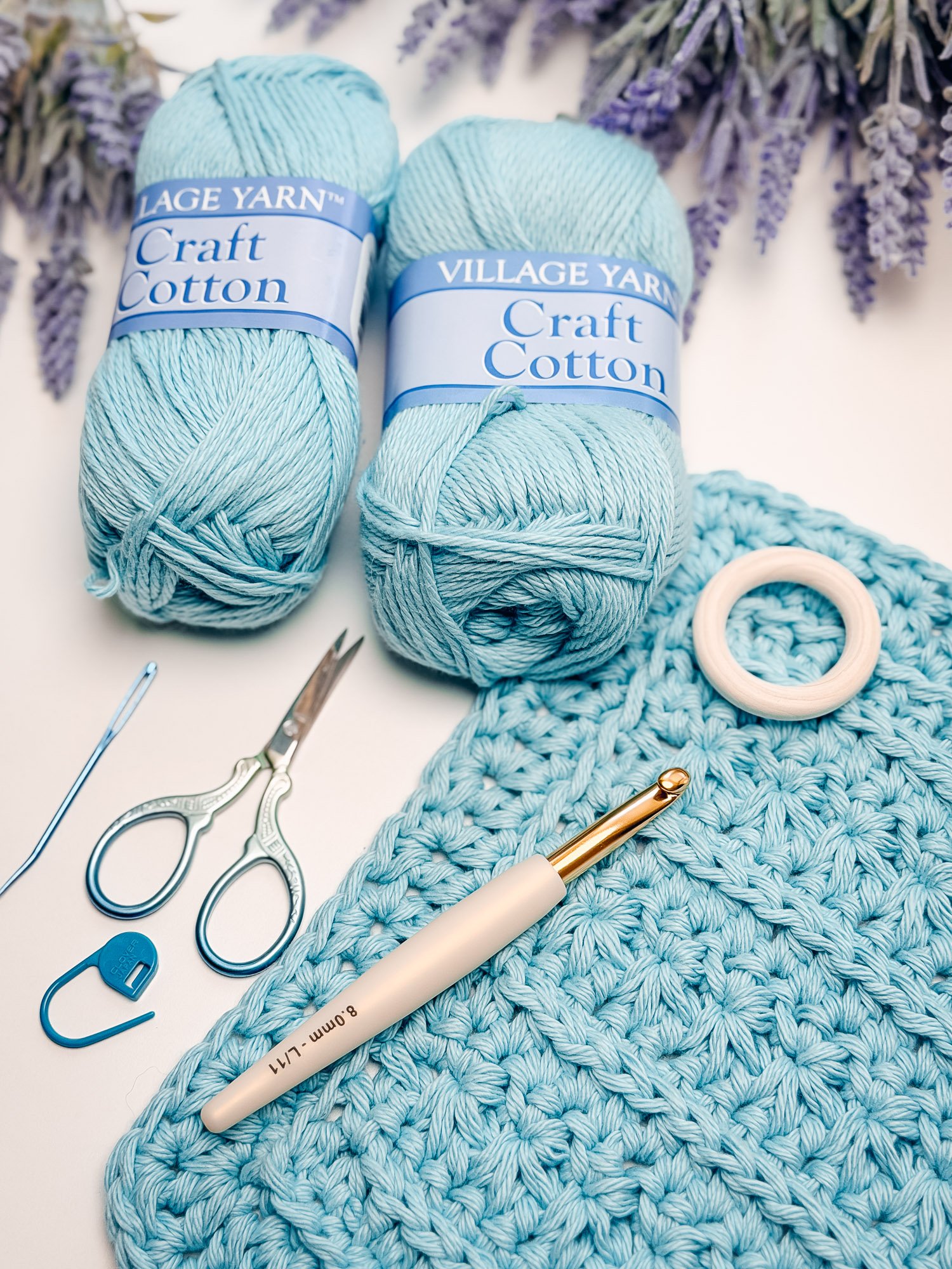 Petal Loop Stitch Crochet Trivet product image (6)