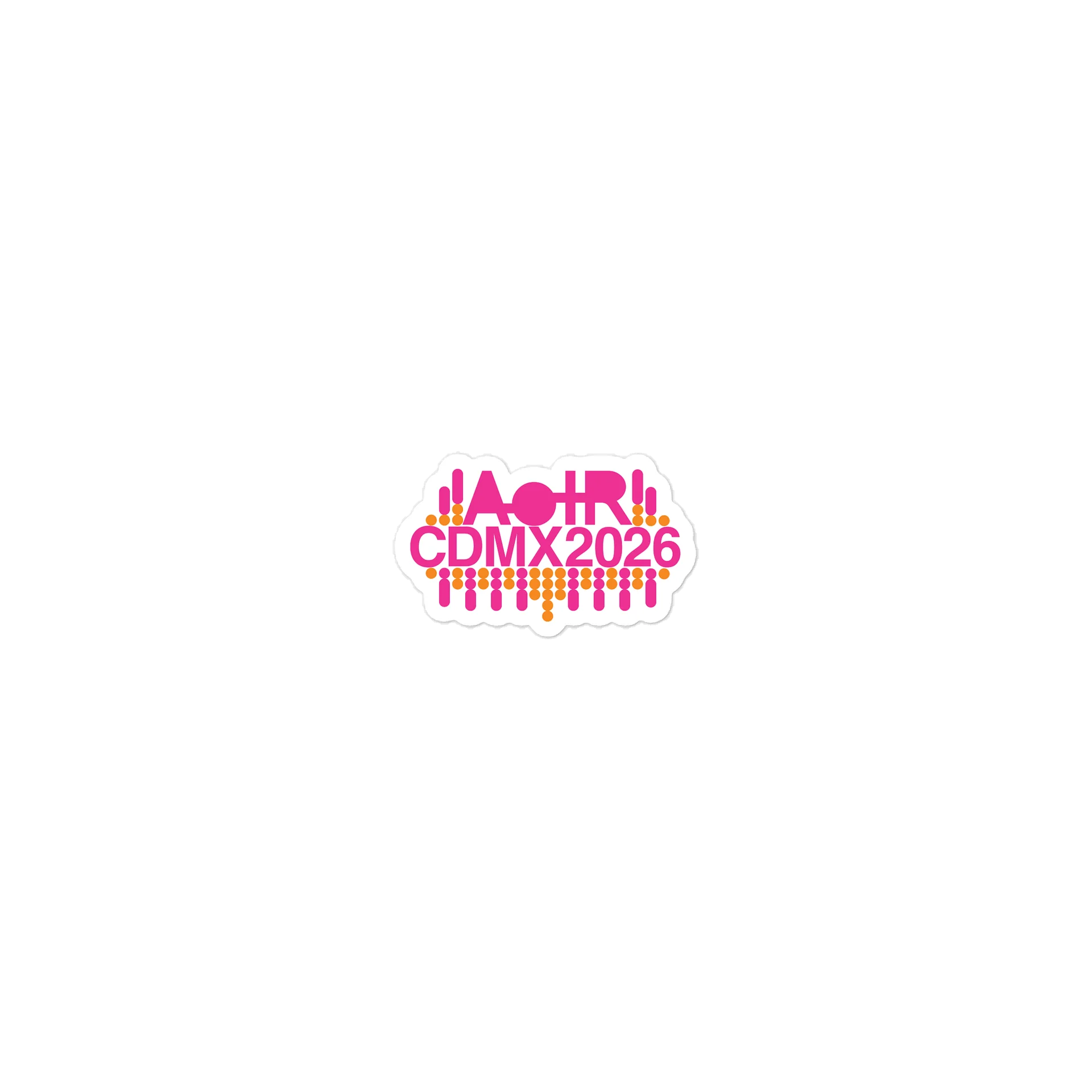AoIR CDMX Logo Sticker - Pink product image (1)