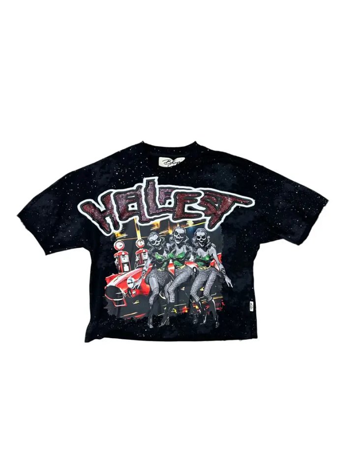 BKYS Hellfest F-Terry Cropped T shirt product image (1)