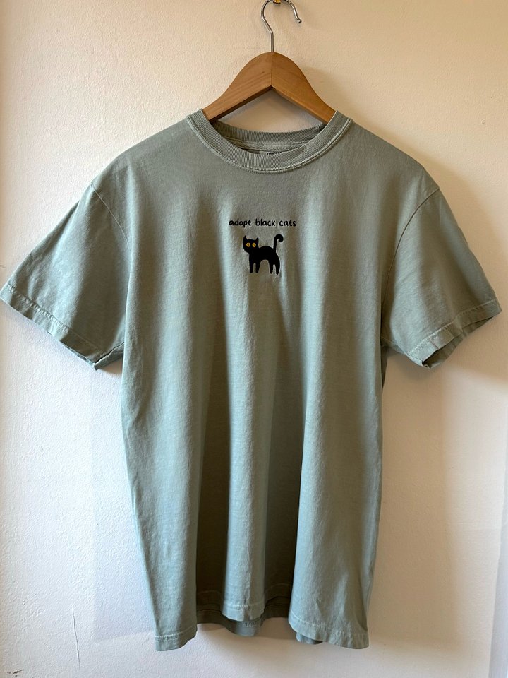 Adopt black cats unisex tee product image (5)