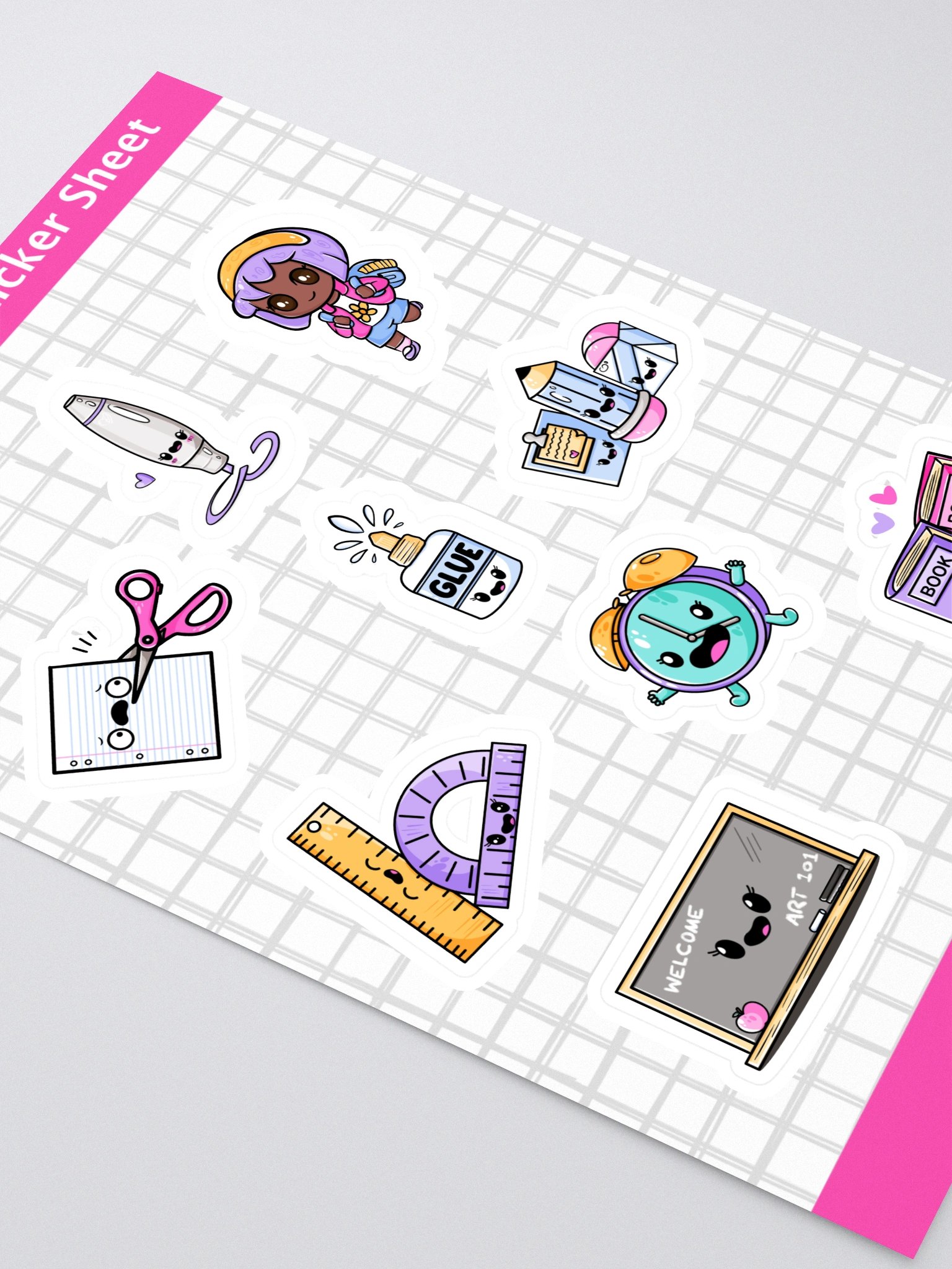 School and Tools Sticker Sheet product image (2)