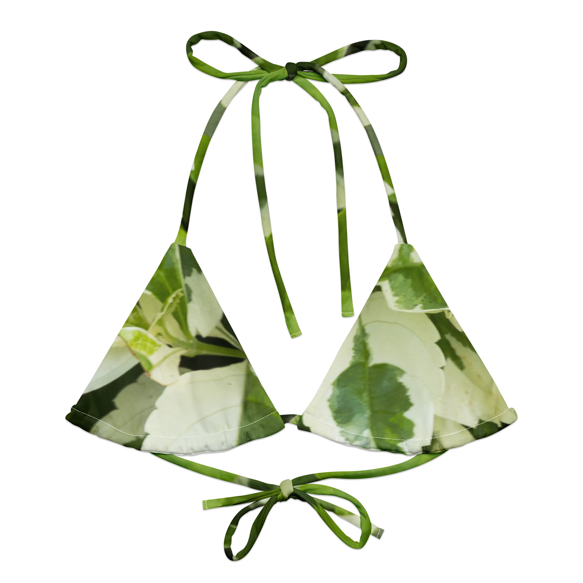 Moss & Parch All-Over Print Recycled Padded String Bikini Top product image (2)