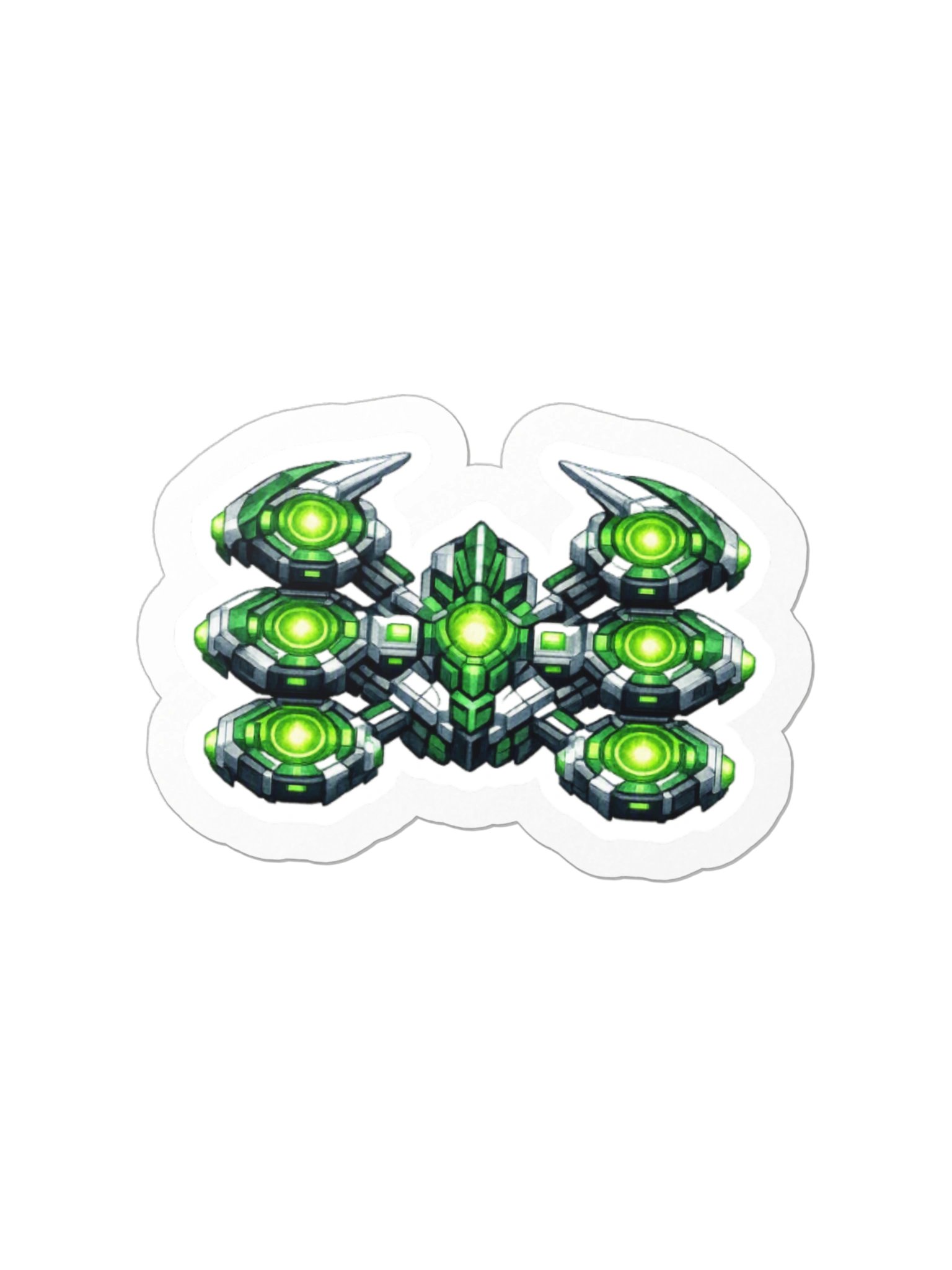 Sector Defense Jade Seraph Die-Cut Sticker product image (2)
