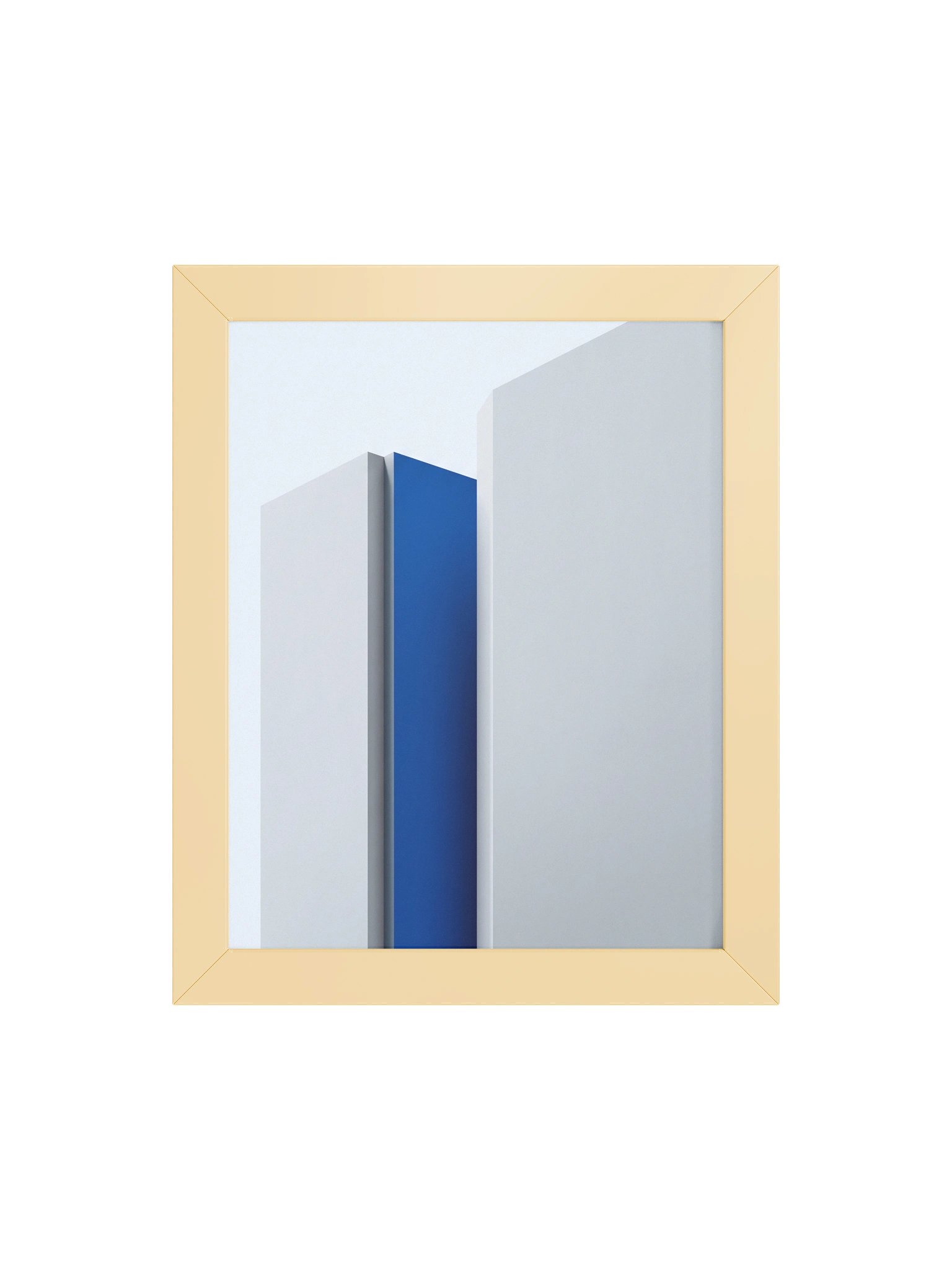 Cobalt Interval - Minimalist Architectural Wall Art product image (2)