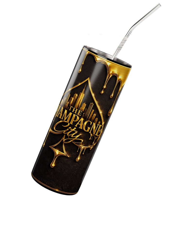 "The Champagne City" Signature Stainless Steel Tumbler 🍾✨ product image (2)