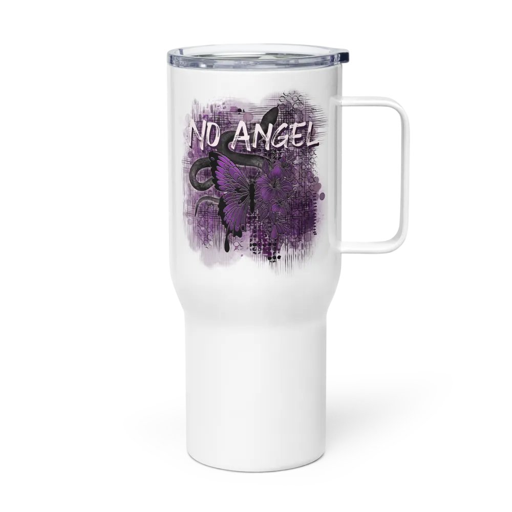 No Angel Purple Soft Grunge Travel Mug w/ Handle product image (4)