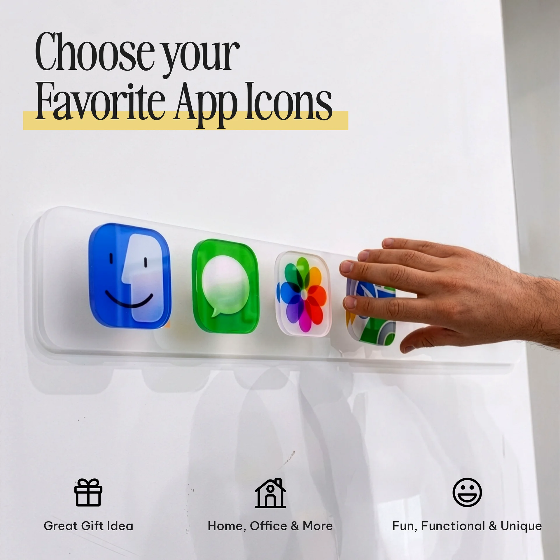 Custom App Icon Coat Rack product image (7)