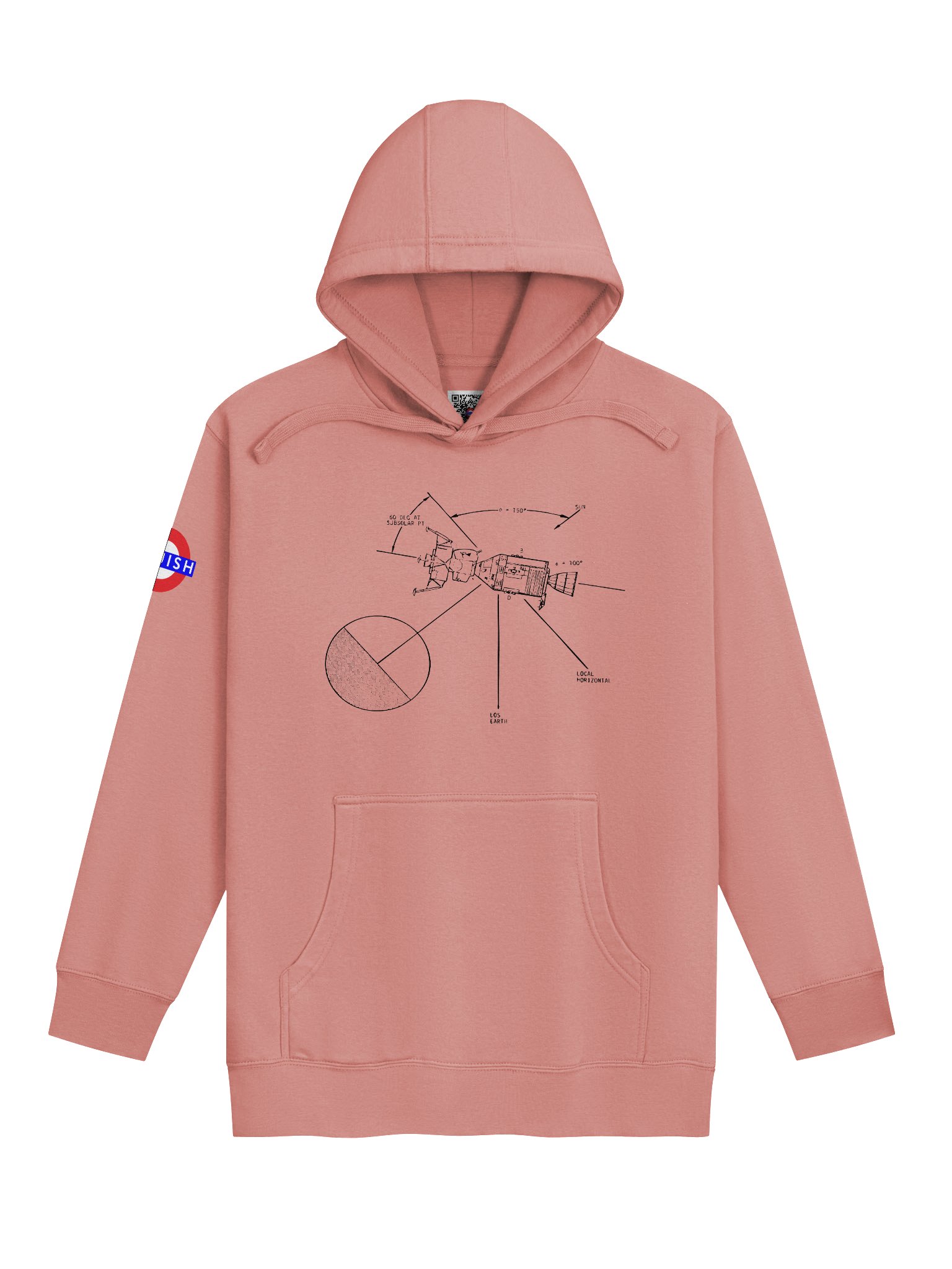 Apollo Lunar Hoodie - Phase II Black product image (1)