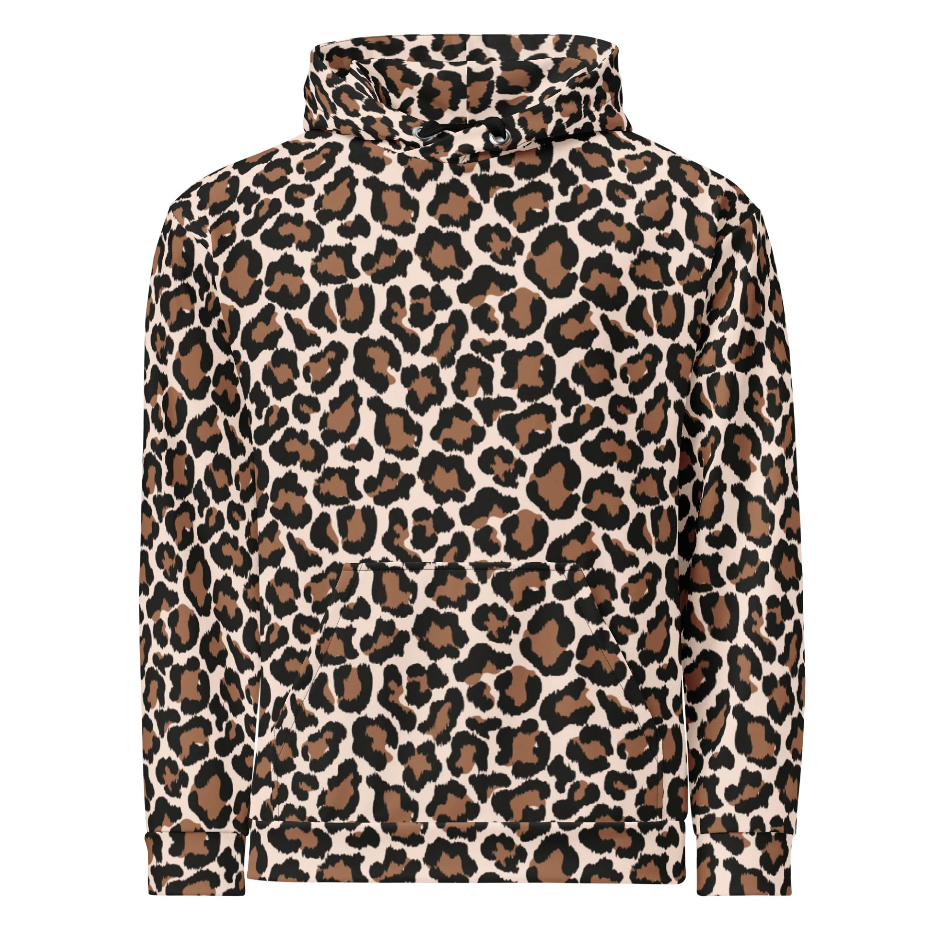 Stylish Leopard Print Hoodie for Animal Skin Enthusiasts product image (1)
