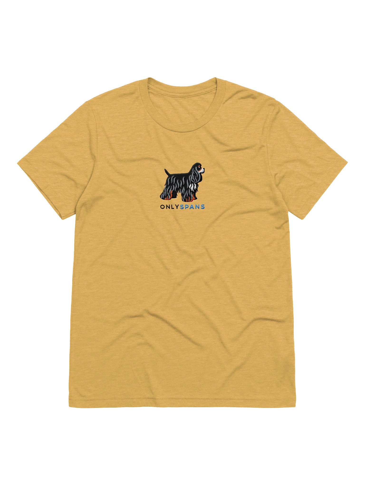 Only Spans T-Shirt(Embroidered) of an American Cocker Spaniel(Tricolor) product image (49)