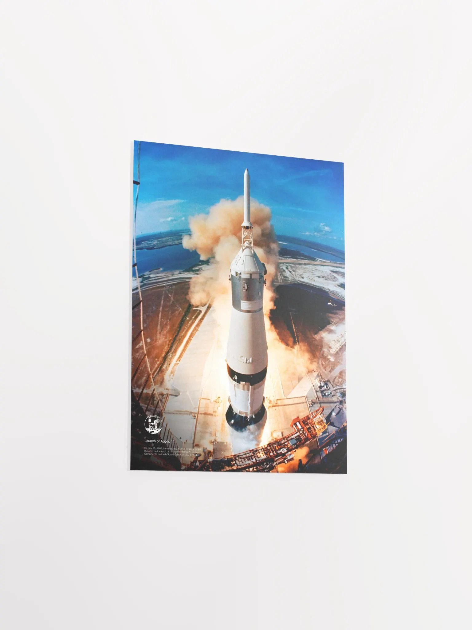 NASA Apollo 11: liftoff rocket, 1969 — space poster, space art, photo poster, NASA print, space wall decor product image (9)