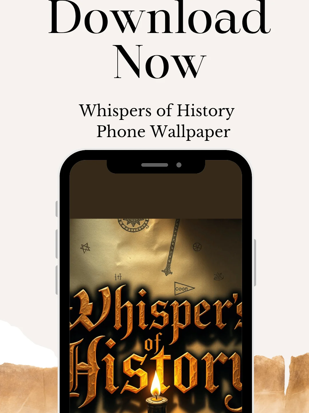 📜 Whispers of History: Parchment Wallpaper product image (2)