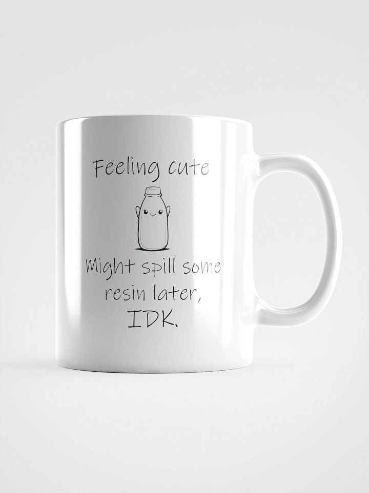 Feeling Cute - White Ceramic Mug product image (1)