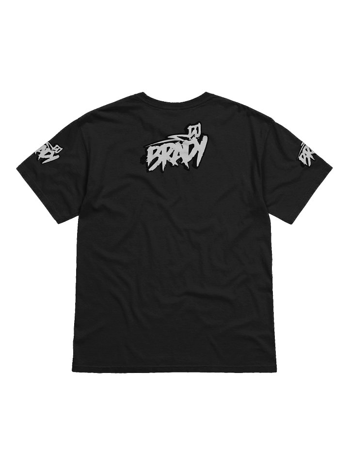 DJ Brady Black T Shirt White Logo product image (2)