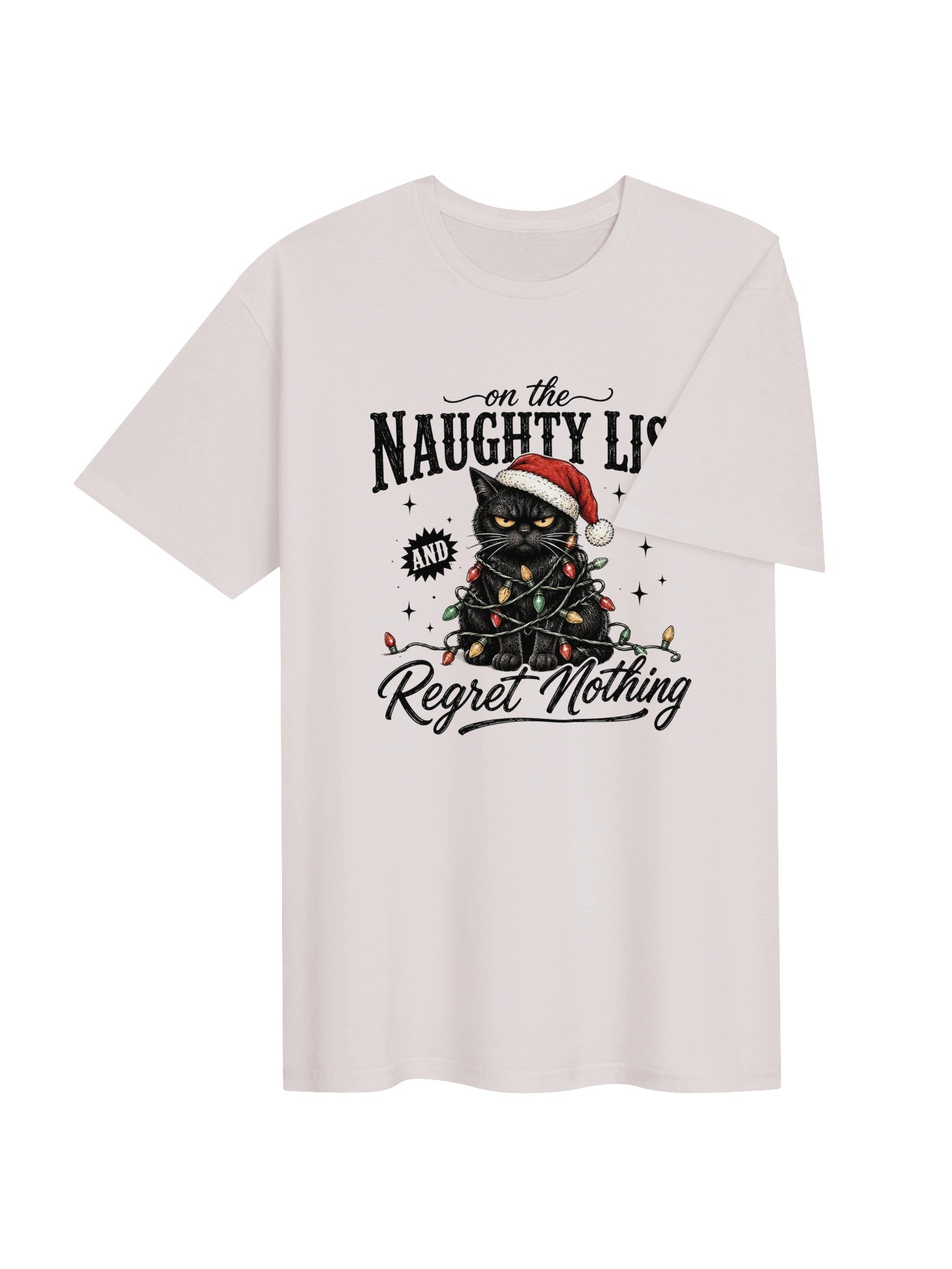 On the Naughty List & Regret Nothing T-Shirt product image (4)