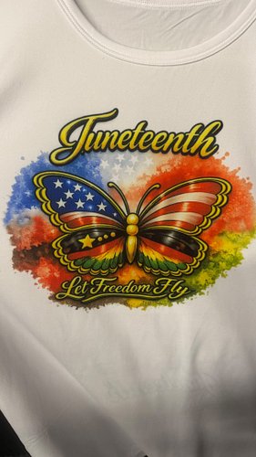 Juneteenth isn’t just a date — it’s a declaration.
This design celebrates freedom, culture, and the power of our story.
“Let ...