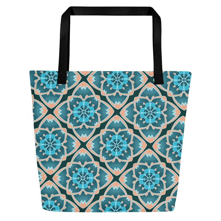 Beautiful Green Pillow Pattern All Over Print Tote product image (2)