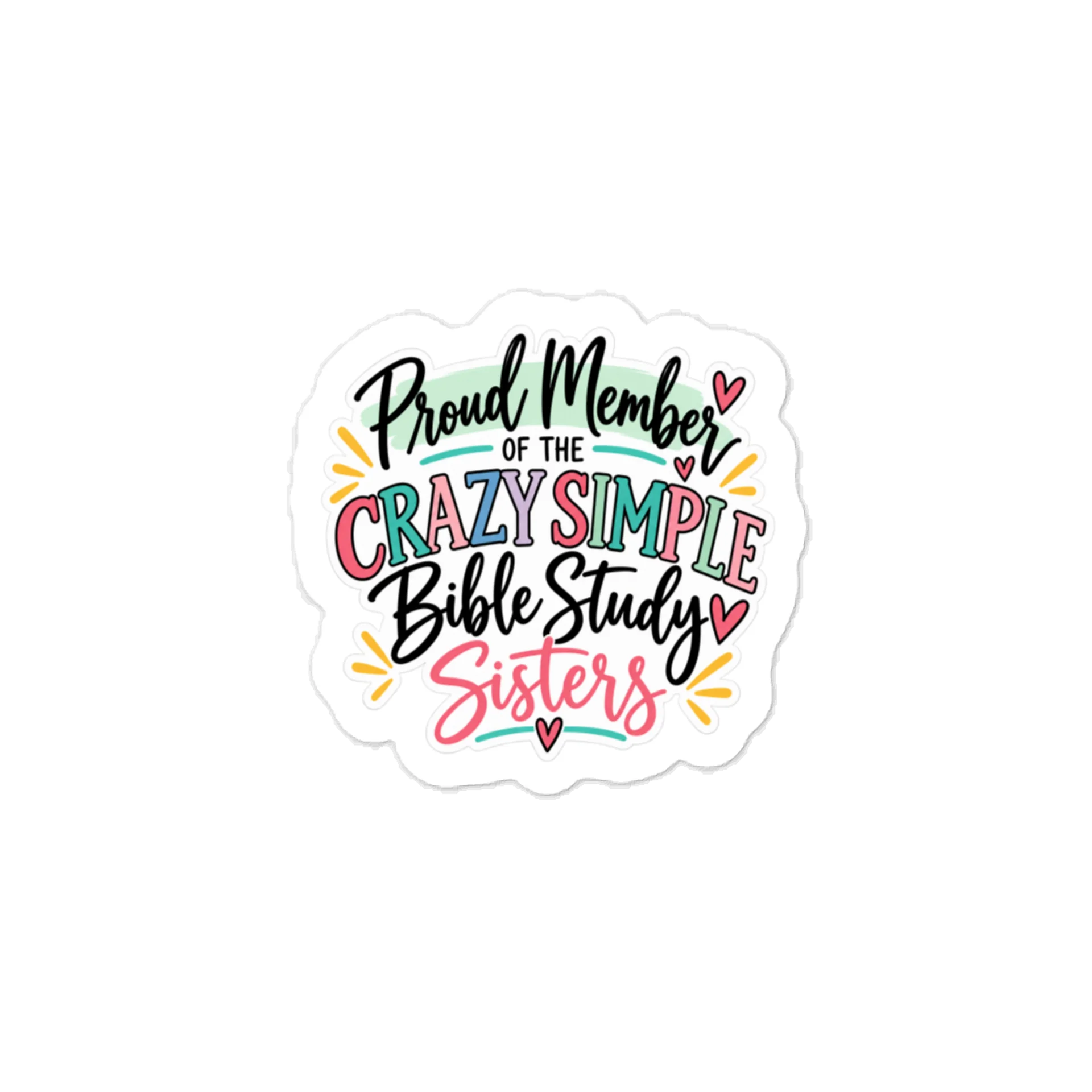 Bible Study Sister Sticker product image (1)