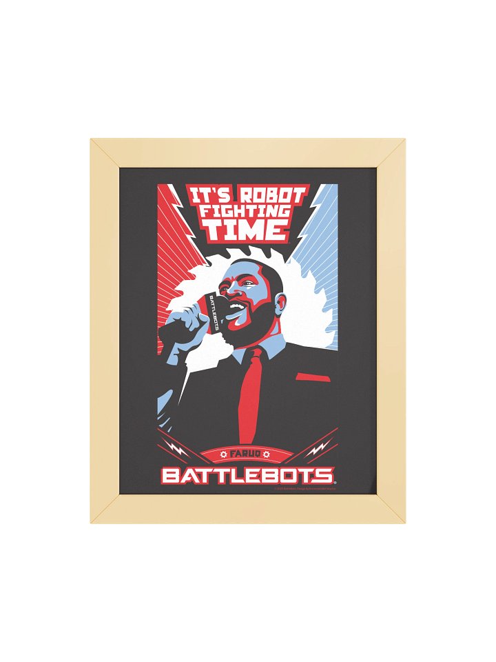 It's Robot Fighting Time! - Framed Poster product image (2)