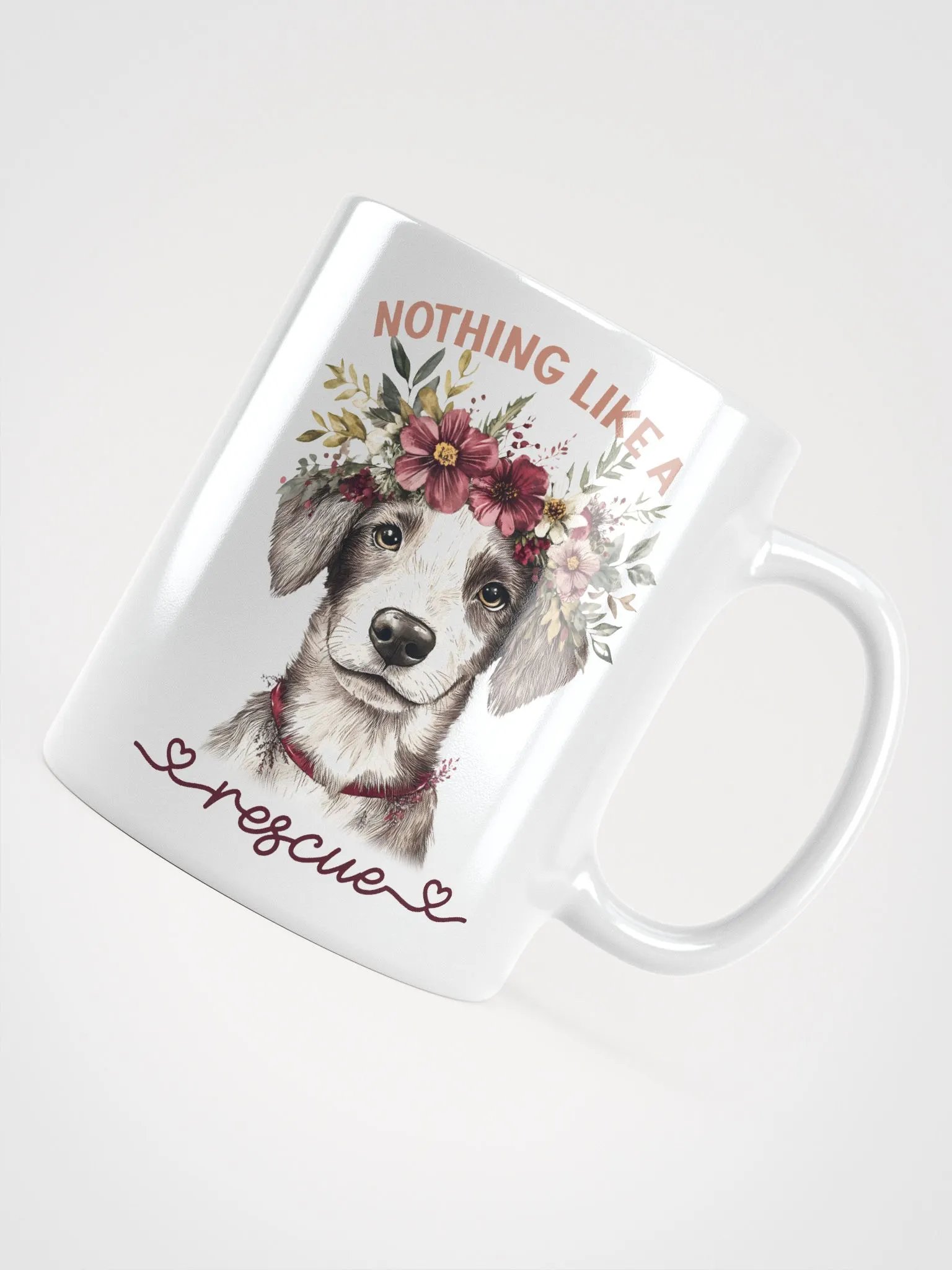 Floral Paws Ceramic Mug product image (4)