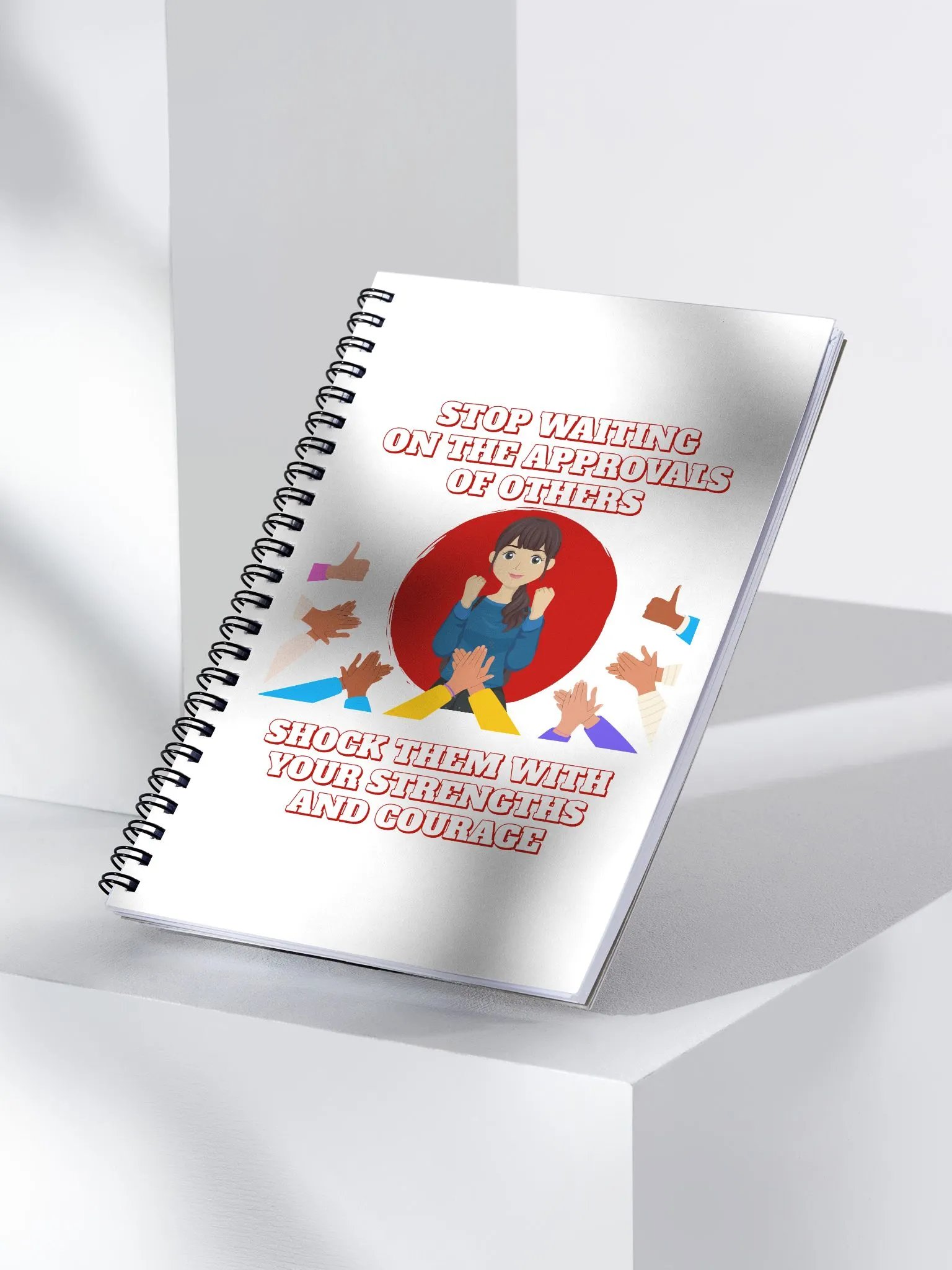 Stop Waiting On The Approvals of Others Spiral Notebook product image (3)