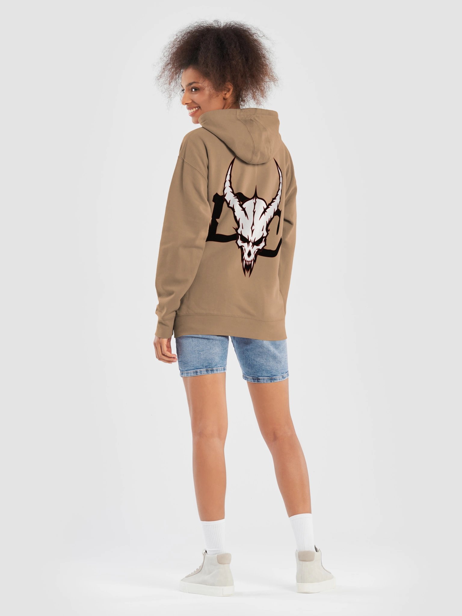 Diabolic Horned Skull Hoodie product image (55)